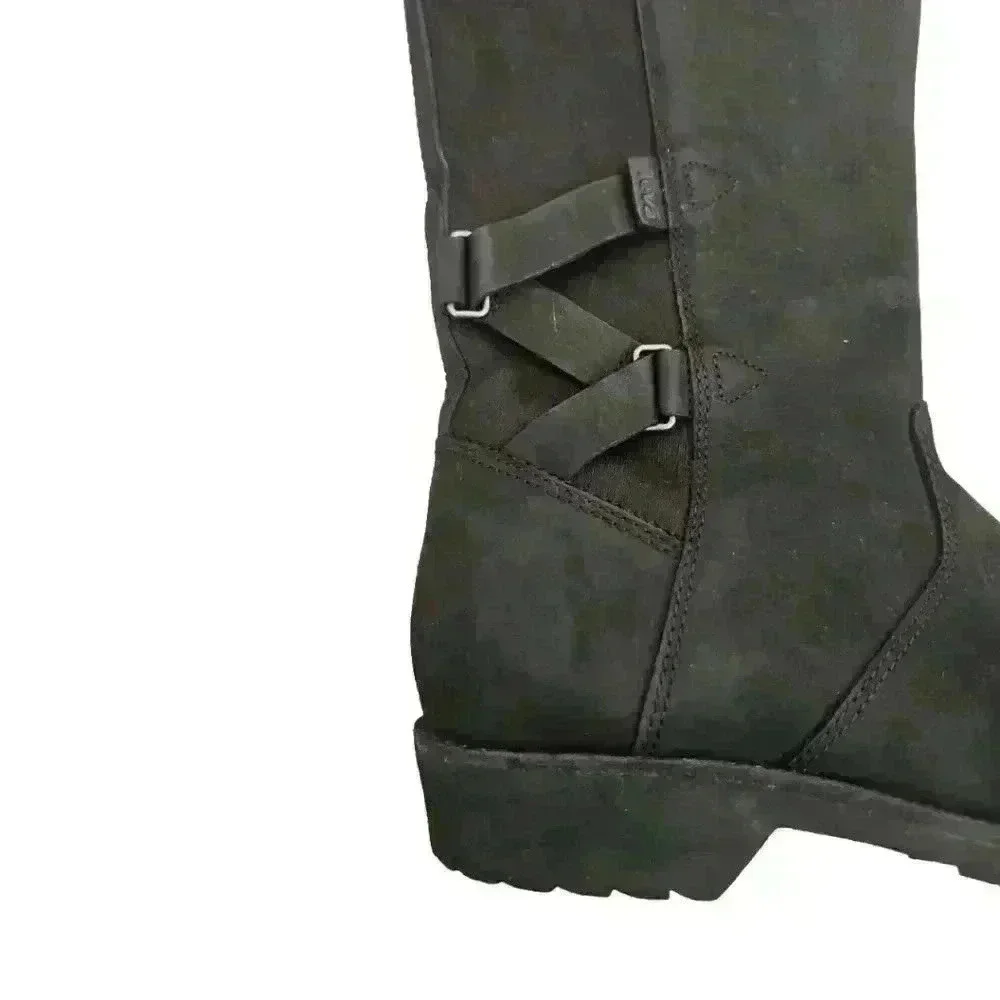 Teva Women's Black Ellery Waterproof Tall Boot 8